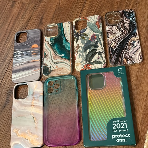 Cell phone cases bundle of 7 fits Apple iPhone 13 Pro Max, - Picture 1 of 5